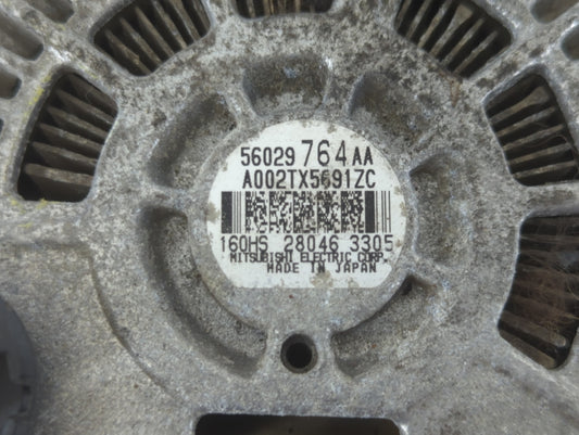 2016 Dodge Ram 1500 Alternator Replacement Generator Charging Assembly Engine OEM P/N:56029764AA Fits OEM Used Auto Parts