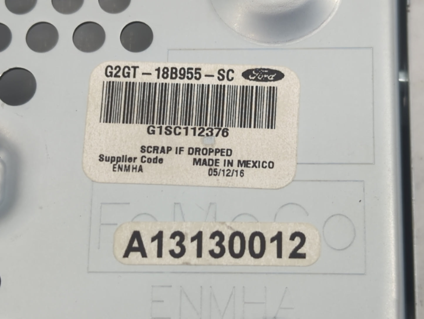 2016-2018 Ford Edge Information Display Screen - Oemusedautoparts1.com