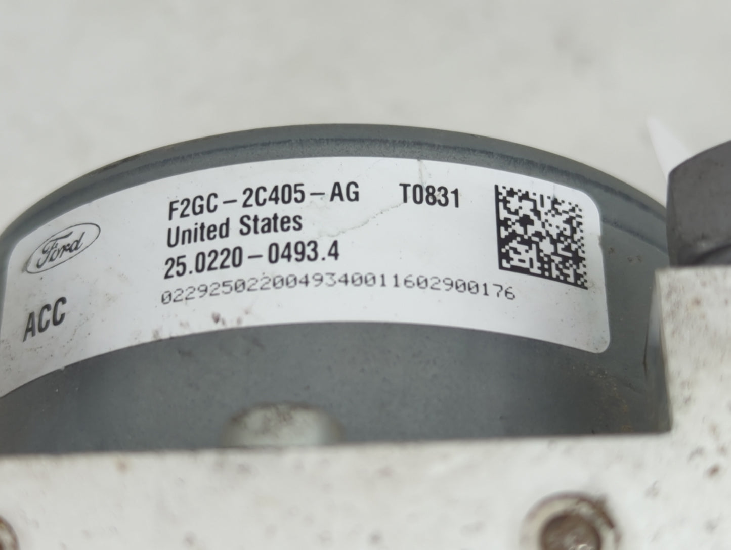 2015-2018 Ford Edge ABS Pump Control Module Replacement P/N:F2GC-2C405-AG Fits Fits 2015 2016 2017 2018 OEM Used Auto Parts