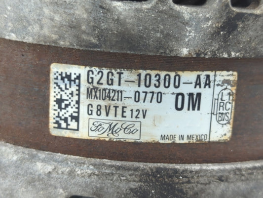 2015-2018 Ford Edge Alternator Replacement Generator Charging Assembly Engine OEM P/N:G2GT-10300-AA Fits OEM Used Auto Parts