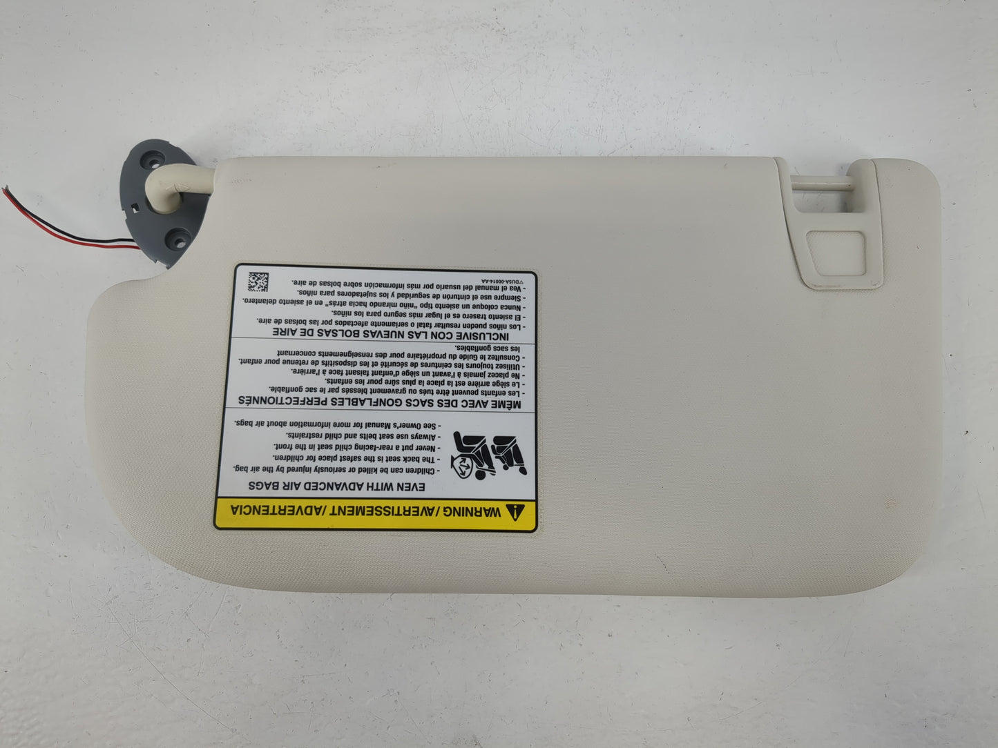 2013-2019 Ford Escape Sun Visor Shade Replacement Passenger Right Mirror Fits Fits 2013 2014 2015 2016 2017 2018 2019 OEM Us