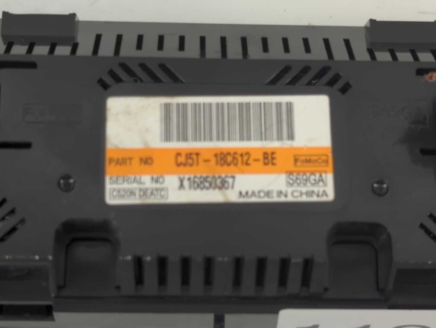 2013-2016 Ford Escape Climate Control Module Temperature AC/Heater Replacement P/N:CJ5T-18C612-BE Fits Fits 2013 2014 2015 2