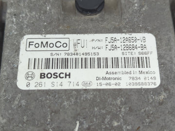 2015-2016 Ford Escape PCM Engine Control Computer ECU ECM PCU OEM P/N:FJ5A-12B684-BA FJ5A-12A650-VB Fits Fits 2015 2016 OEM Used Auto Parts