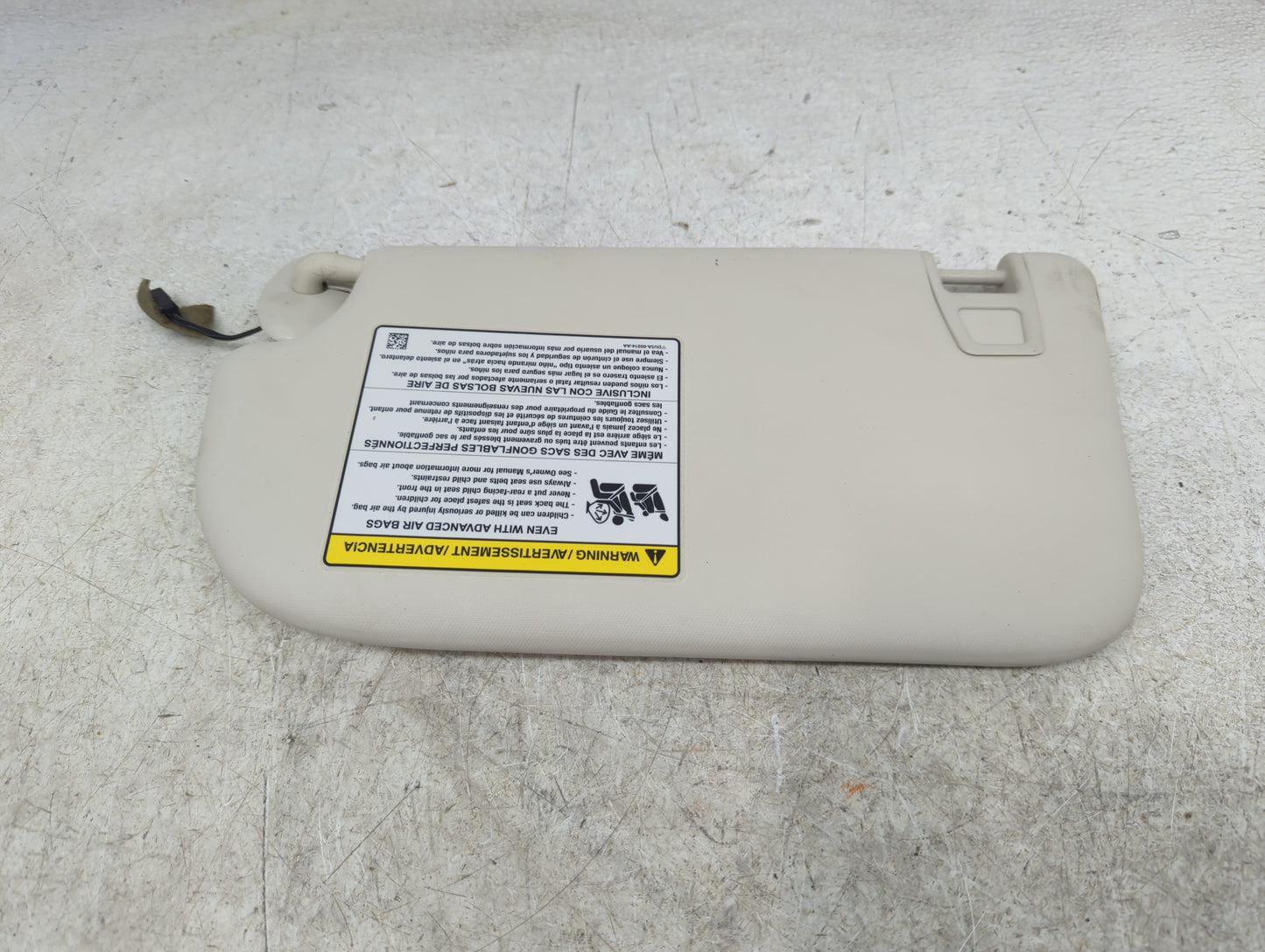 2013-2019 Ford Escape Sun Visor Shade Replacement Passenger Right Mirror Fits Fits 2013 2014 2015 2016 2017 2018 2019 OEM Us
