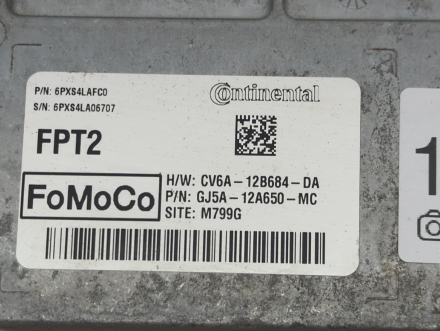 2016 Ford Escape PCM Engine Control Computer ECU ECM PCU OEM P/N:6PXS4LAFC0 CV6A-12B684-DA, GJ5A-12A650-MC Fits OEM Used Aut