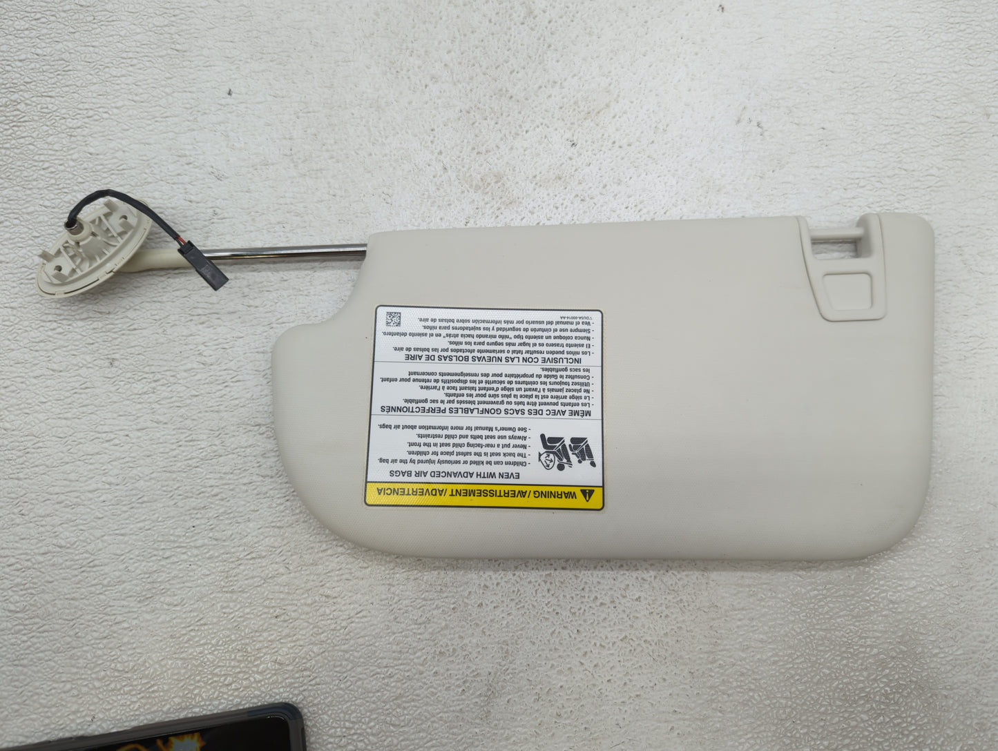 2013-2019 Ford Escape Sun Visor Shade Replacement Passenger Right Mirror Fits Fits 2013 2014 2015 2016 2017 2018 2019 OEM Us
