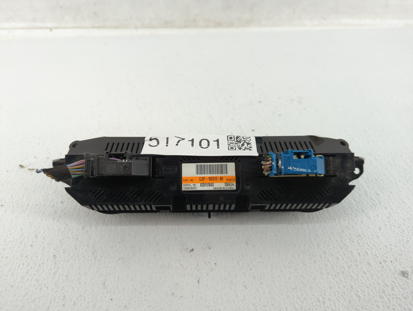 2015-2016 Ford Escape Climate Control Module Temperature AC/Heater Replacement P/N:CJ5T-18C612-BE Fits Fits 2015 2016 OEM Us