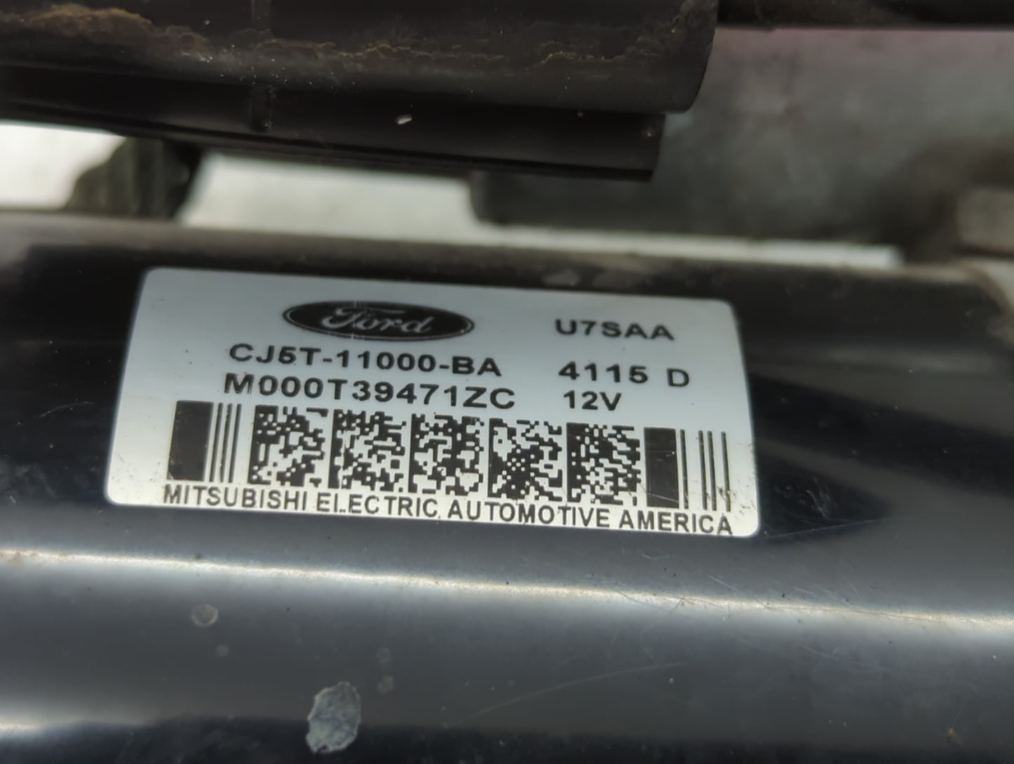 2013-2016 Ford Escape Car Starter Motor Solenoid OEM P/N:CJ5T-11000-BA Fits Fits 2013 2014 2015 2016 OEM Used Auto Parts - O