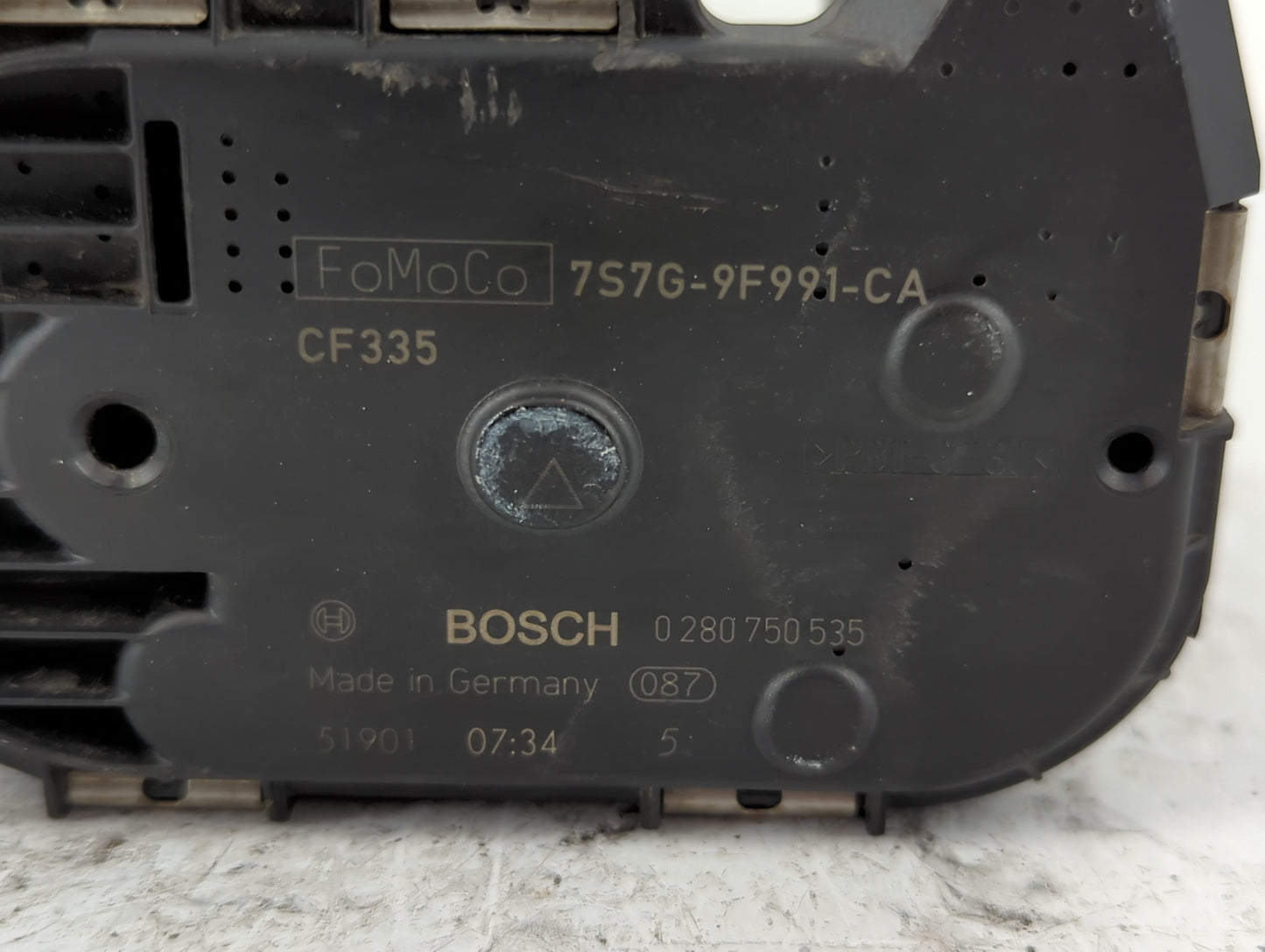 2013-2016 Ford Escape Throttle Body P/N:0 280 750 535 7S7G-9F991-CA Fits Fits 2013 2014 2015 2016 2017 2018 2019 OEM Used Au