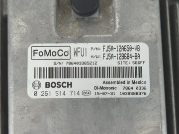 2015-2016 Ford Escape PCM Engine Control Computer ECU ECM PCU OEM P/N:FJ5A-12B684-BA FJ5A-12A650-UB Fits Fits 2015 2016 OEM Used Auto Parts
