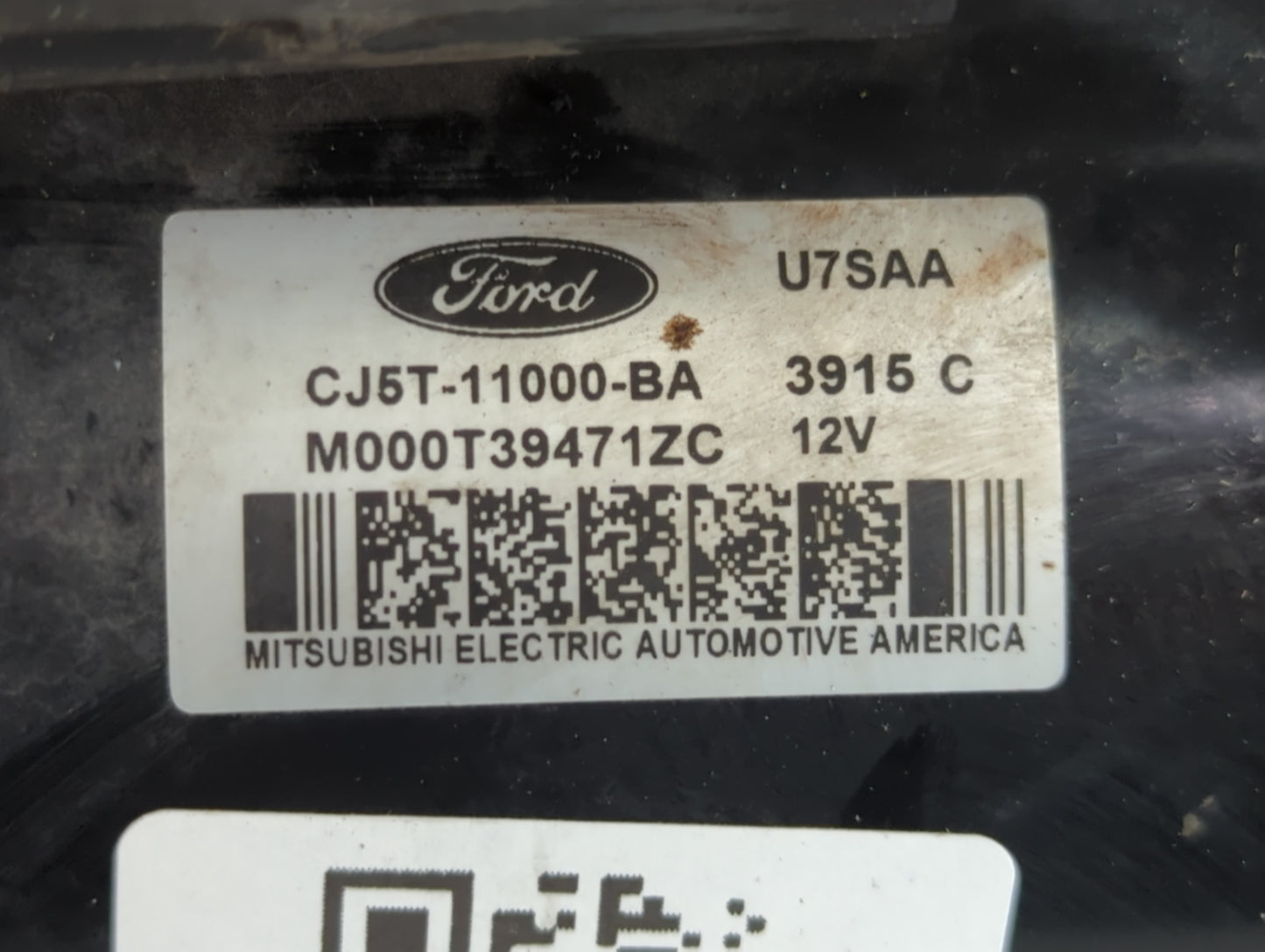 2013-2016 Ford Escape Car Starter Motor Solenoid OEM P/N:CJ5T-11000-BA Fits Fits 2013 2014 2015 2016 OEM Used Auto Parts - O