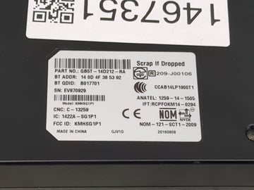 Ford Explorer Communication Control Module 1467351