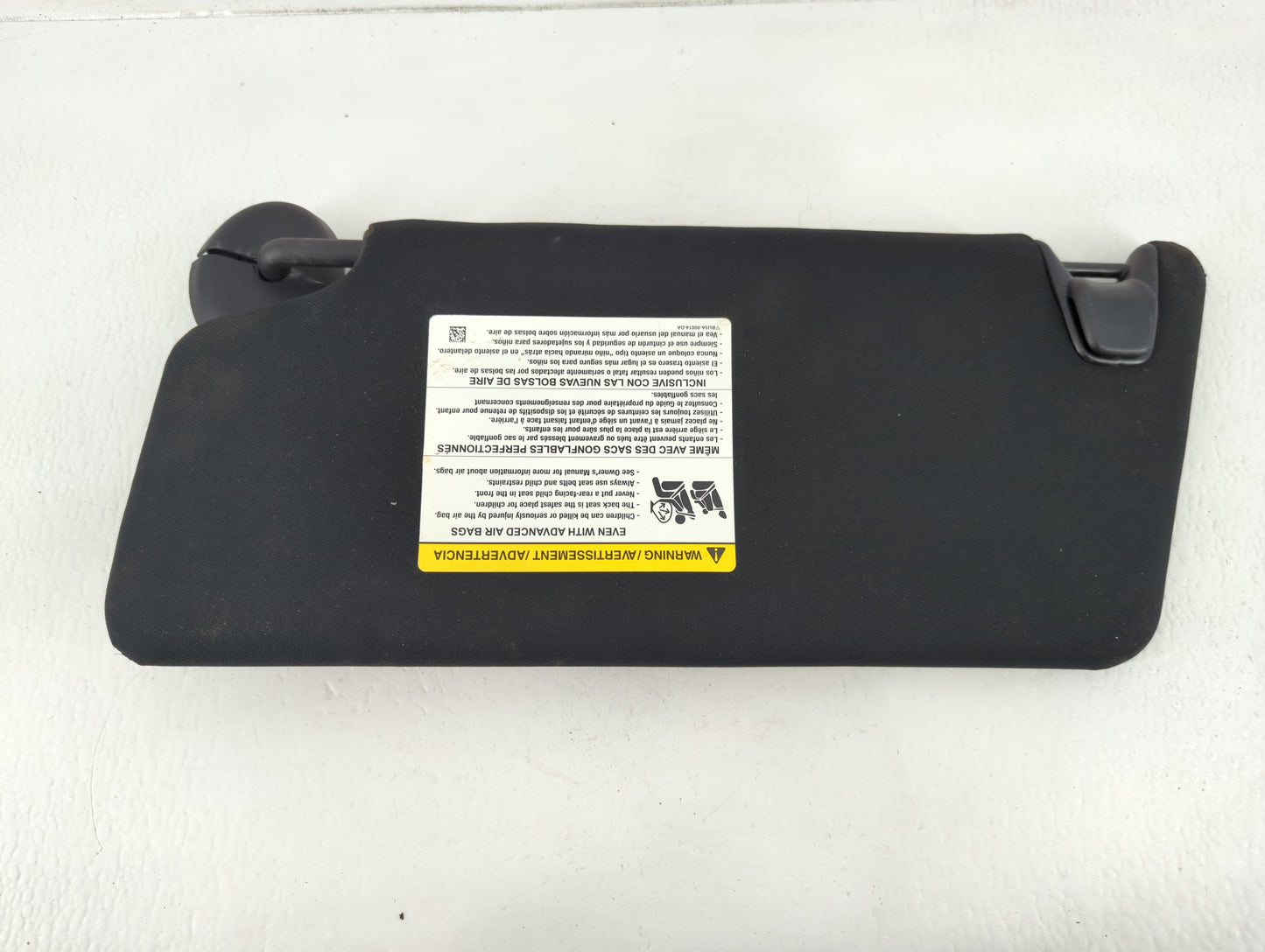 2016 Ford Explorer Sun Visor Shade Replacement Passenger Right Mirror Fits OEM Used Auto Parts - Oemusedautoparts1.com
