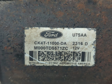 2015-2017 Ford F-150 Car Starter Motor Solenoid OEM P/N:CK4T-11000-DA Fits Fits 2015 2016 2017 2018 2019 2020 OEM Used Auto Parts