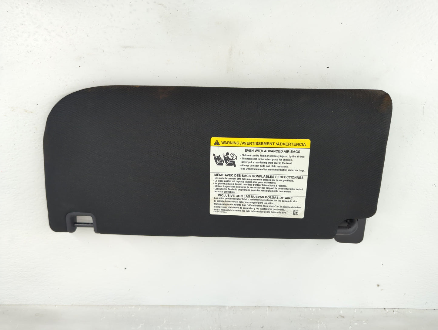 2015-2017 Ford F-150 Sun Visor Shade Replacement Passenger Right Mirror Fits Fits 2015 2016 2017 OEM Used Auto Parts - Oemus