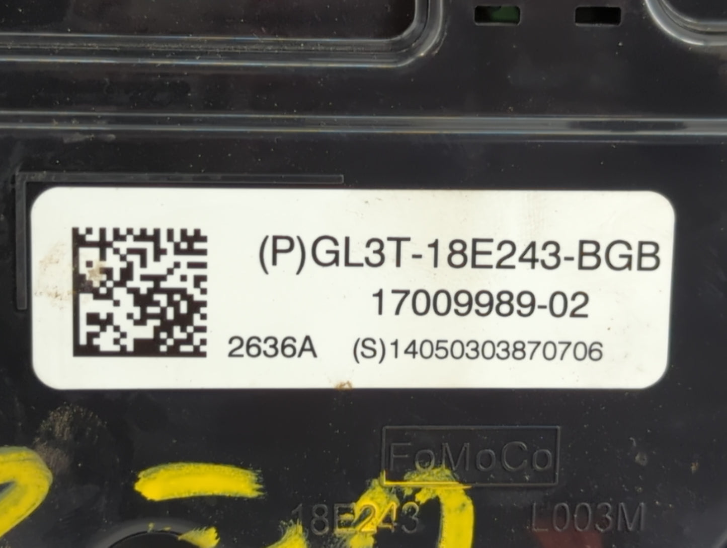 2016 Ford F-150 Radio AM FM Cd Player Receiver Replacement P/N:GL3T-18E243-BGB Fits OEM Used Auto Parts - Oemusedautoparts1.