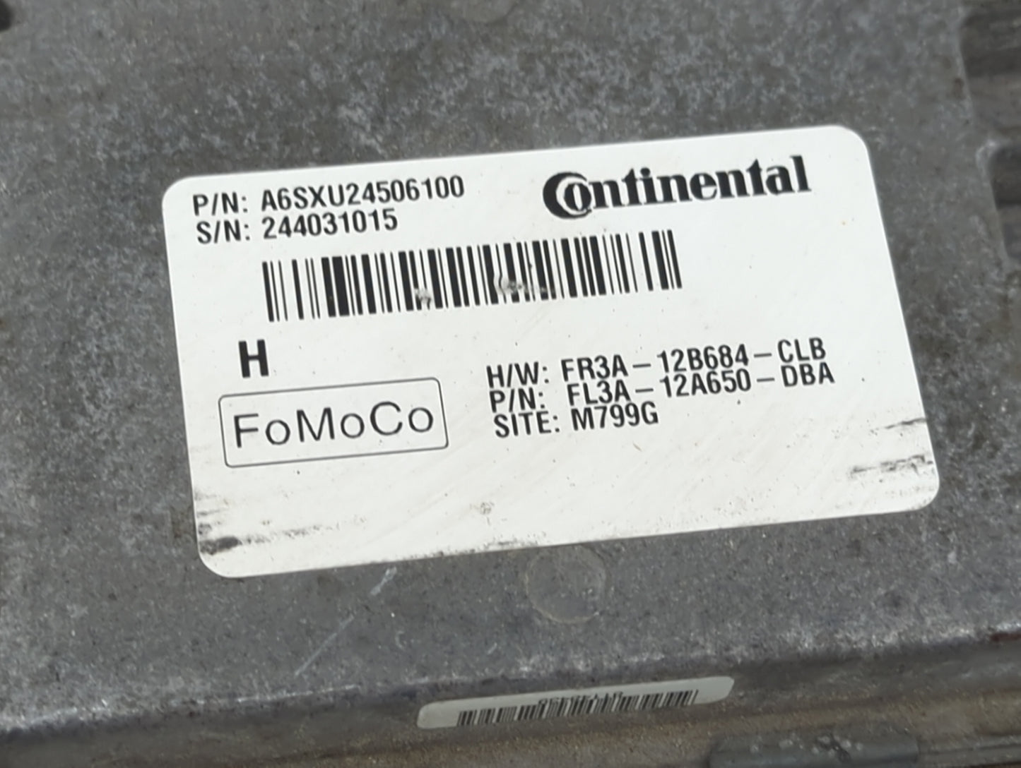 2015-2017 Ford F-150 PCM Engine Control Computer ECU ECM PCU OEM P/N:FL3A-12A650-DBA FR3A-12B684-CLB Fits OEM Used Auto Part