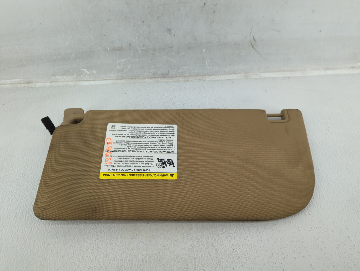 2015-2017 Ford F-150 Sun Visor Shade Replacement Passenger Right Mirror Fits Fits 2015 2016 2017 OEM Used Auto Parts - Oemus