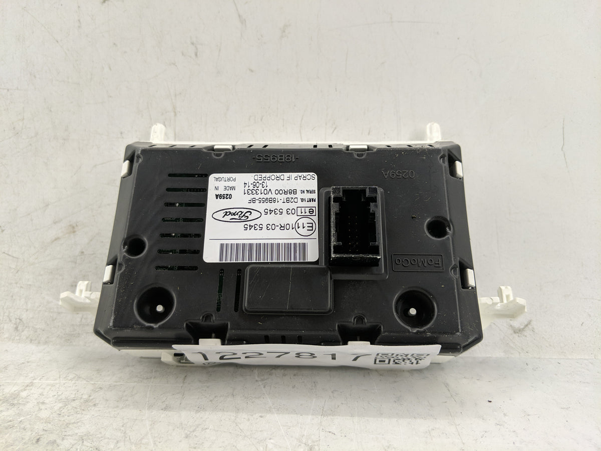 2014-2017 Ford Fiesta Information Radio Display Screen 1227817 - Oemusedautoparts1.com
