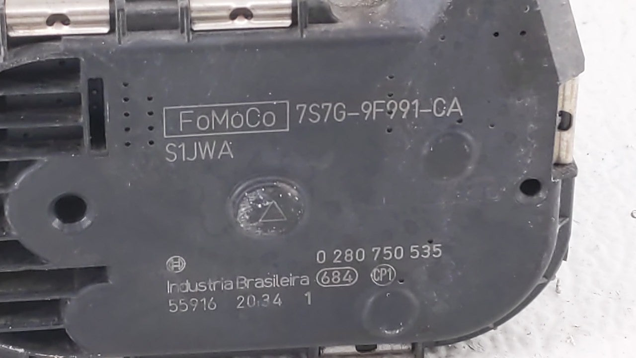 2014-2019 Ford Fiesta Throttle Body P/N:0 280 750 535 7S7G-9F991-CA Fits Fits 2013 2014 2015 2016 2017 2018 2019 OEM Used Au