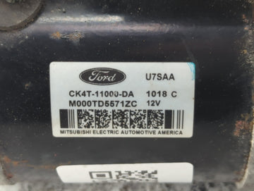 2011-2019 Ford Fiesta Car Starter Motor Solenoid OEM P/N:M000TD5571ZC CK5T-11000-DA Fits OEM Used Auto Parts