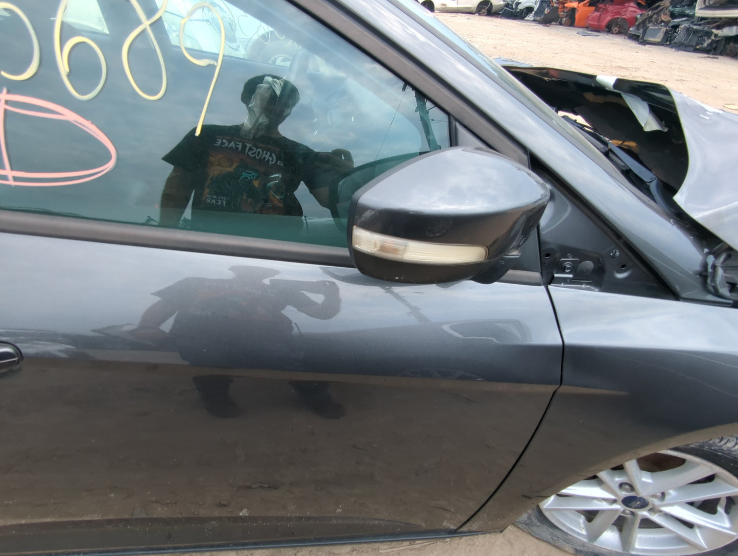 2015-2018 Ford Focus Passenger Side View Mirror - Right Door Mirror OEM Used - Oemusedautoparts1.com