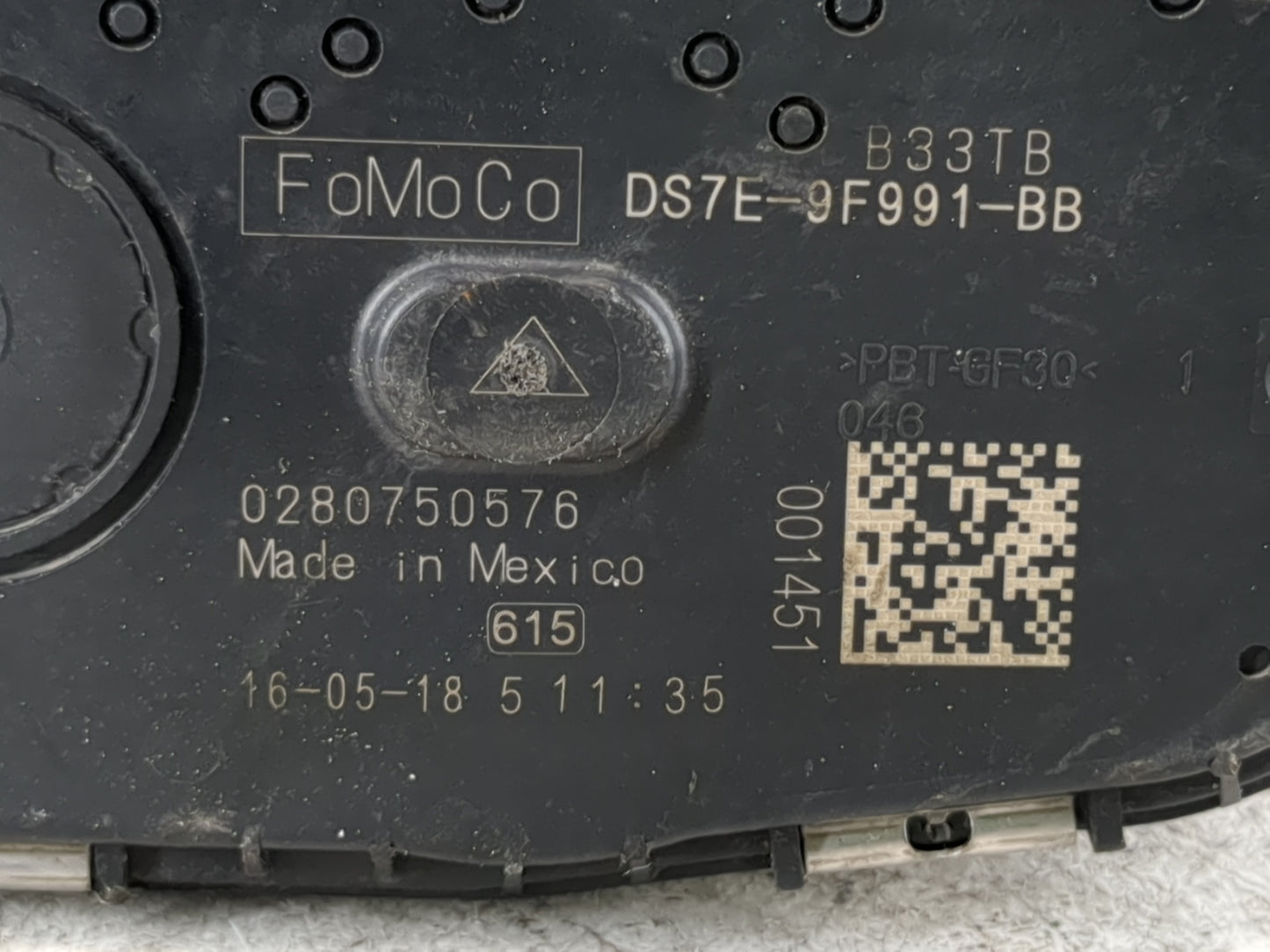 2014-2018 Ford Focus Throttle Body Fits Fits 2014 2015 2016 2017 2018 2019 2020 2021 2022 OEM Used Auto Parts - Oemusedautop