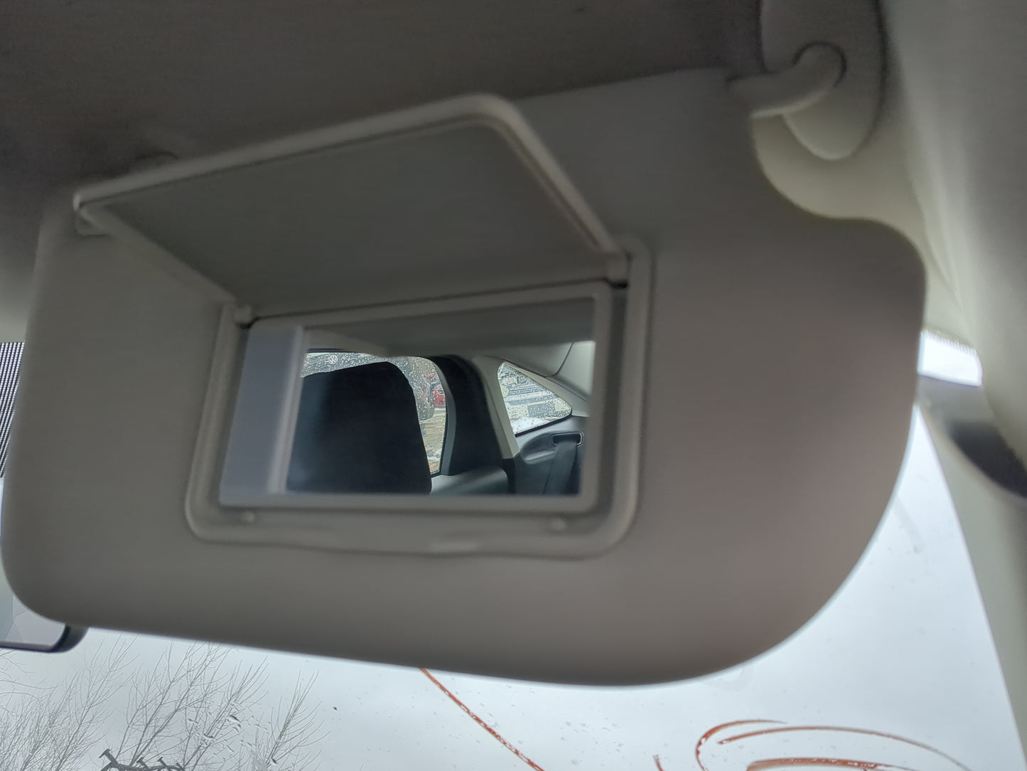 2013-2018 Ford Focus Sun Visor Shade Replacement Passenger Right Mirror Fits Fits 2013 2014 2015 2016 2017 2018 OEM Used Aut