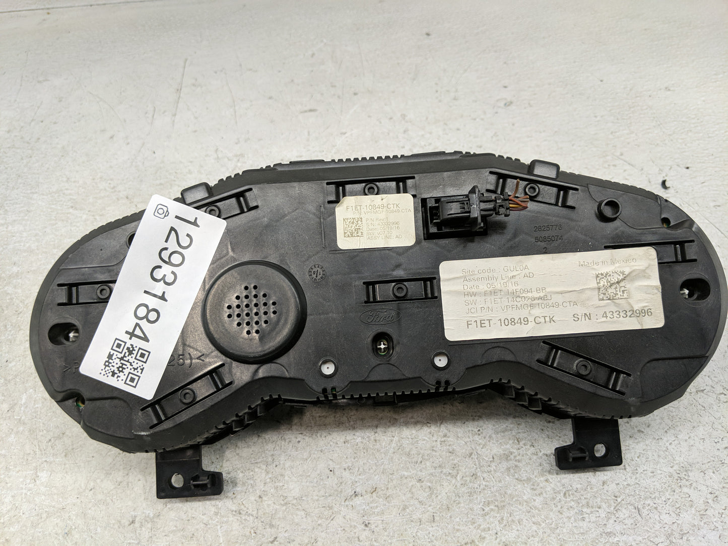 2016 Ford Focus Instrument Cluster Speedometer Gauges P/N:F1ET-10849-CTK Fits OEM Used Auto Parts - Oemusedautoparts1.com