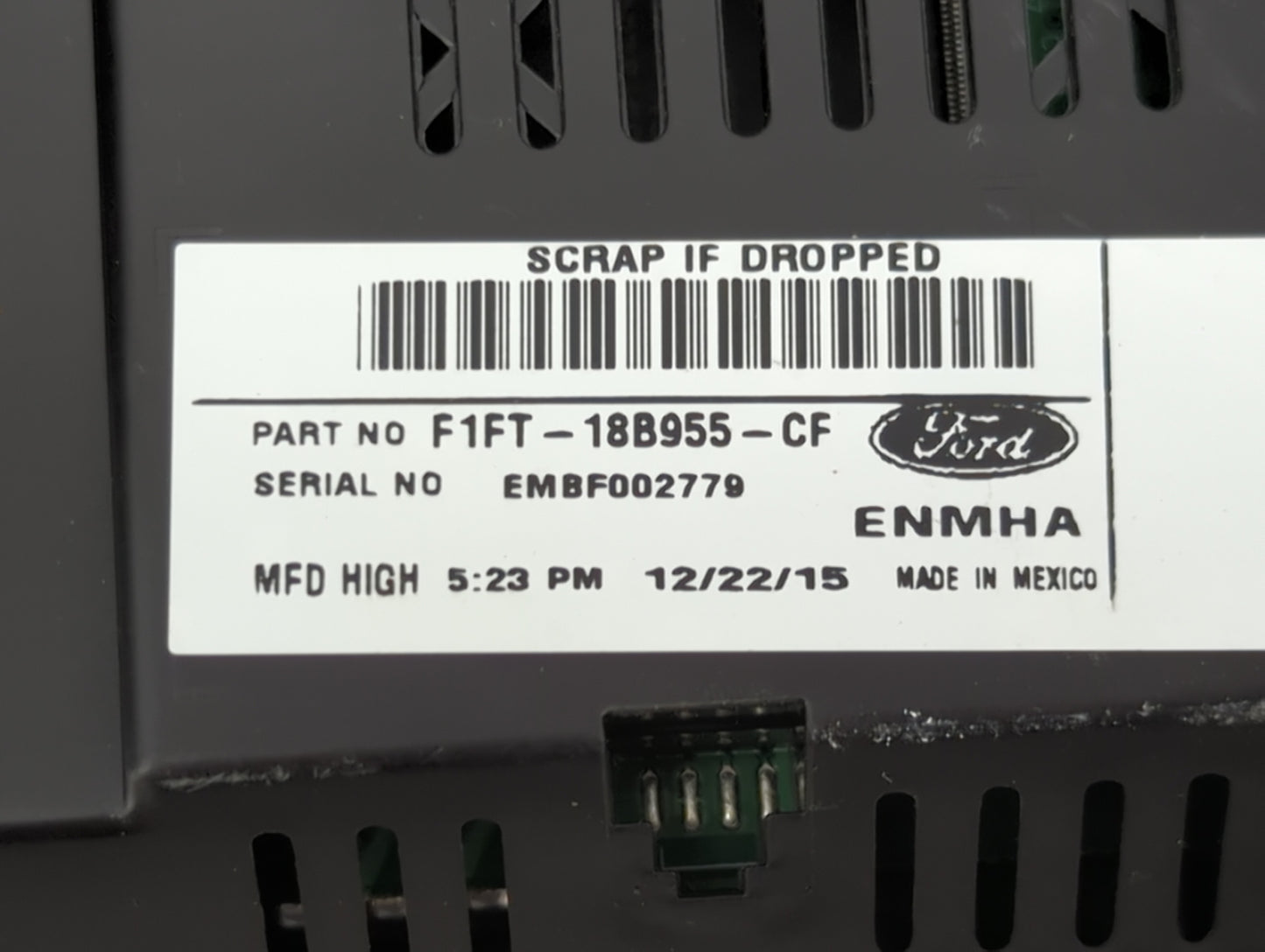 2015-2018 Ford Focus Information Display Screen 1434469 - Oemusedautoparts1.com