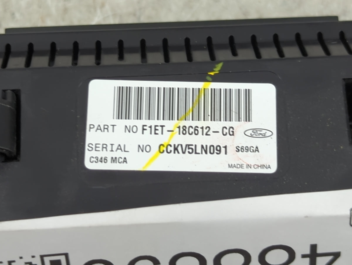 2015-2018 Ford Focus Climate Control Module Temperature AC/Heater Replacement P/N:F1ET-18C612-CG Fits Fits 2015 2016 2017 20
