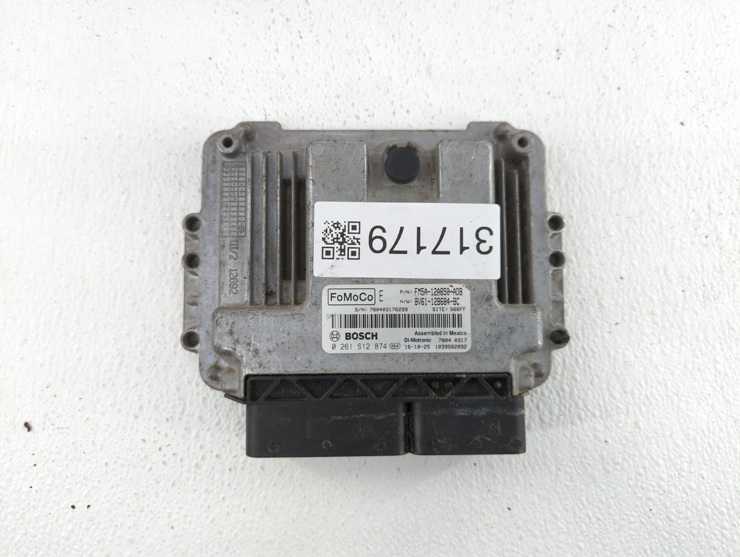 2013-2018 Ford Focus PCM Engine Control Computer ECU ECM PCU OEM P/N:DM5A-12A650-CA EMA-12A650-VA Fits OEM Used Auto Parts -