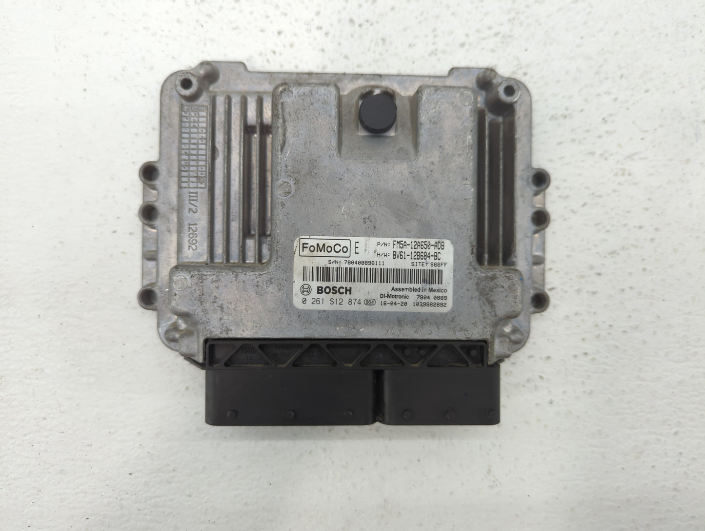 2013-2018 Ford Focus PCM Engine Control Computer ECU ECM PCU OEM P/N:FM5A-12A650-ADB EV61-12B684-BC Fits OEM Used Auto Parts