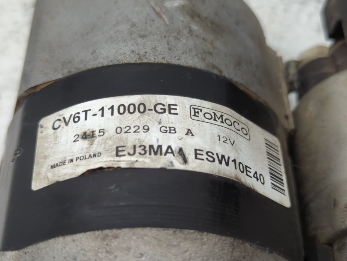 2016 Ford Focus Car Starter Motor Solenoid OEM P/N:CV6T-11000-GE Fits OEM Used Auto Parts - Oemusedautoparts1.com