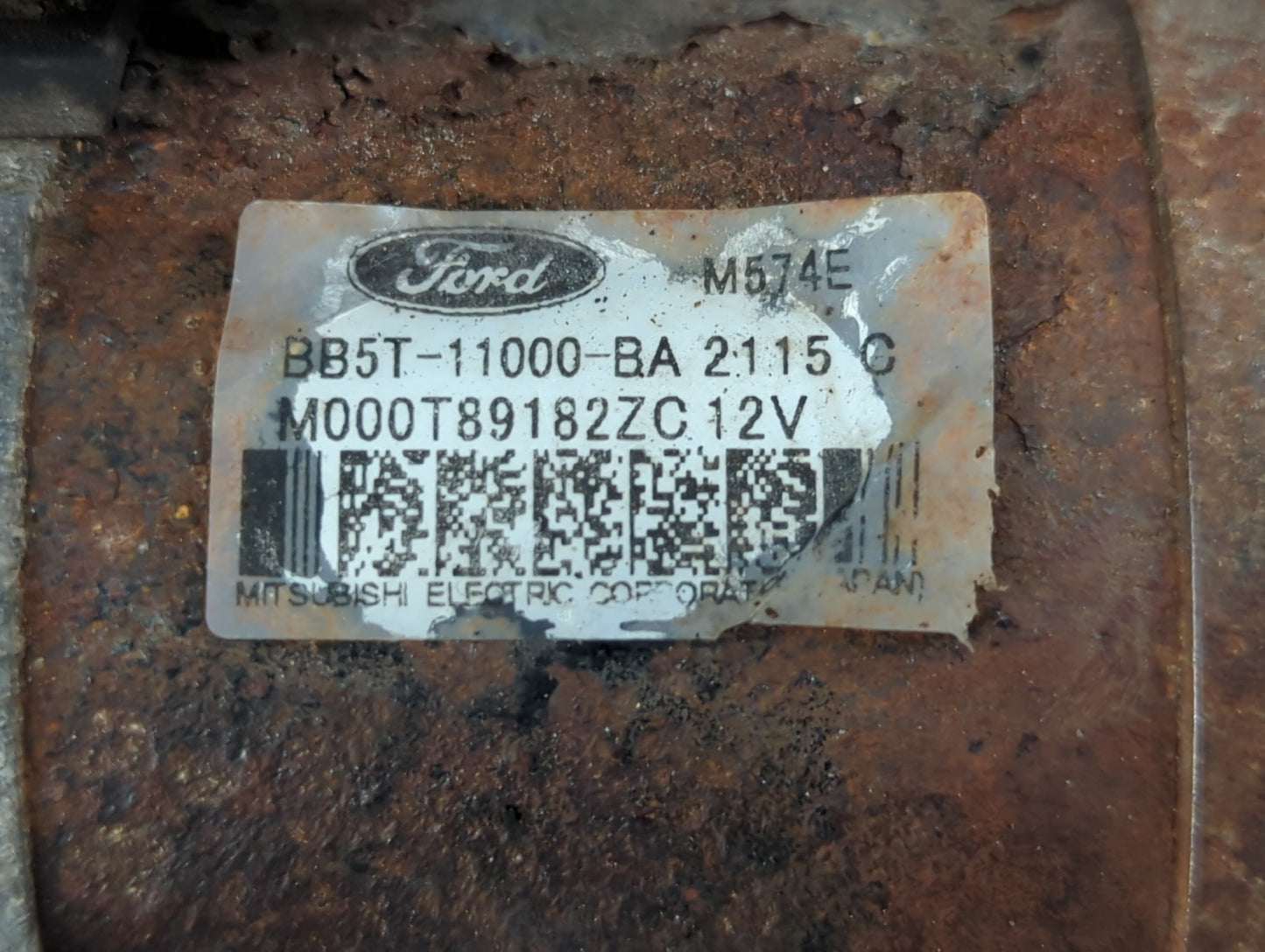 2012-2018 Ford Focus Car Starter Motor Solenoid OEM P/N:M000T89182ZC BB5T-11000-BA Fits OEM Used Auto Parts - Oemusedautopar