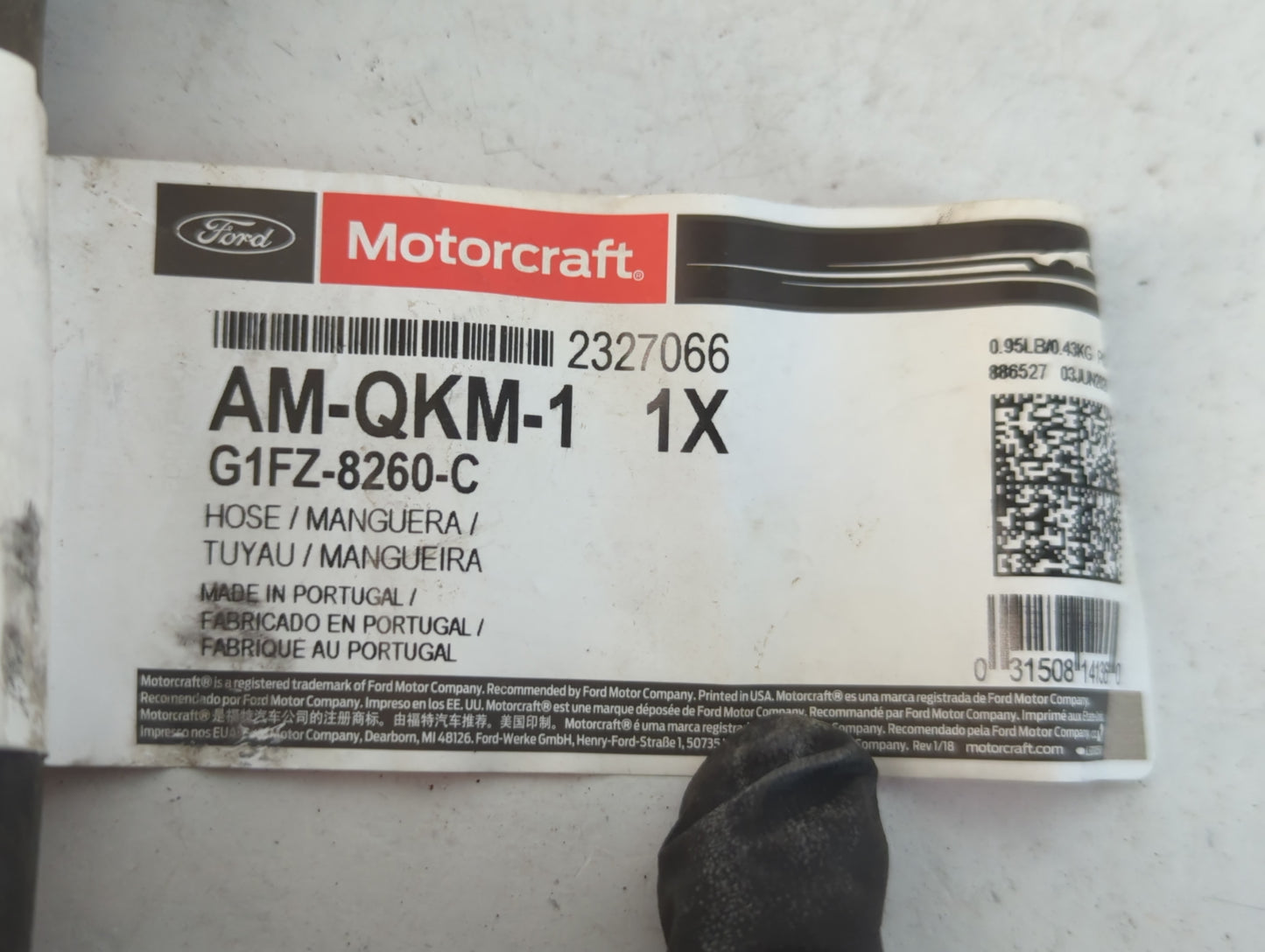 2016-2018 Ford Focus Upper Radiator Hose - Oemusedautoparts1.com