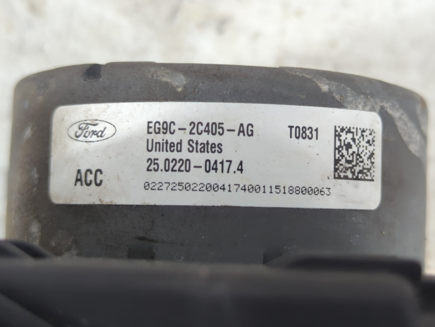 2014-2016 Ford Fusion ABS Pump Control Module Replacement P/N:EG9C-2C405-AG Fits Fits 2014 2015 2016 OEM Used Auto Parts - O