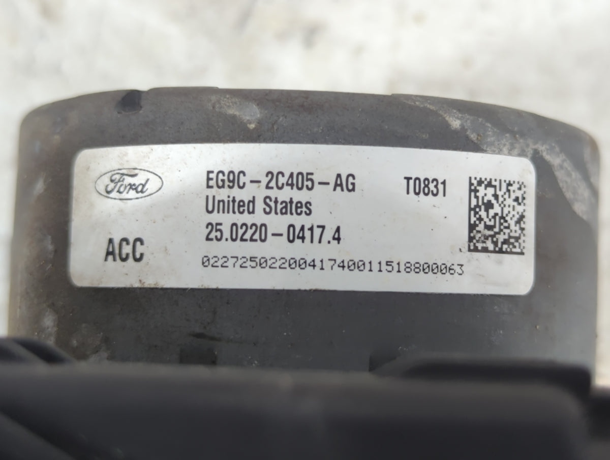 2014-2016 Ford Fusion Anti-Lock Brake ABS Pump Module Actuator OEM P/N:EG9C-2C405-AG Fits Fits 2014 2015 2016 OEM Used Auto