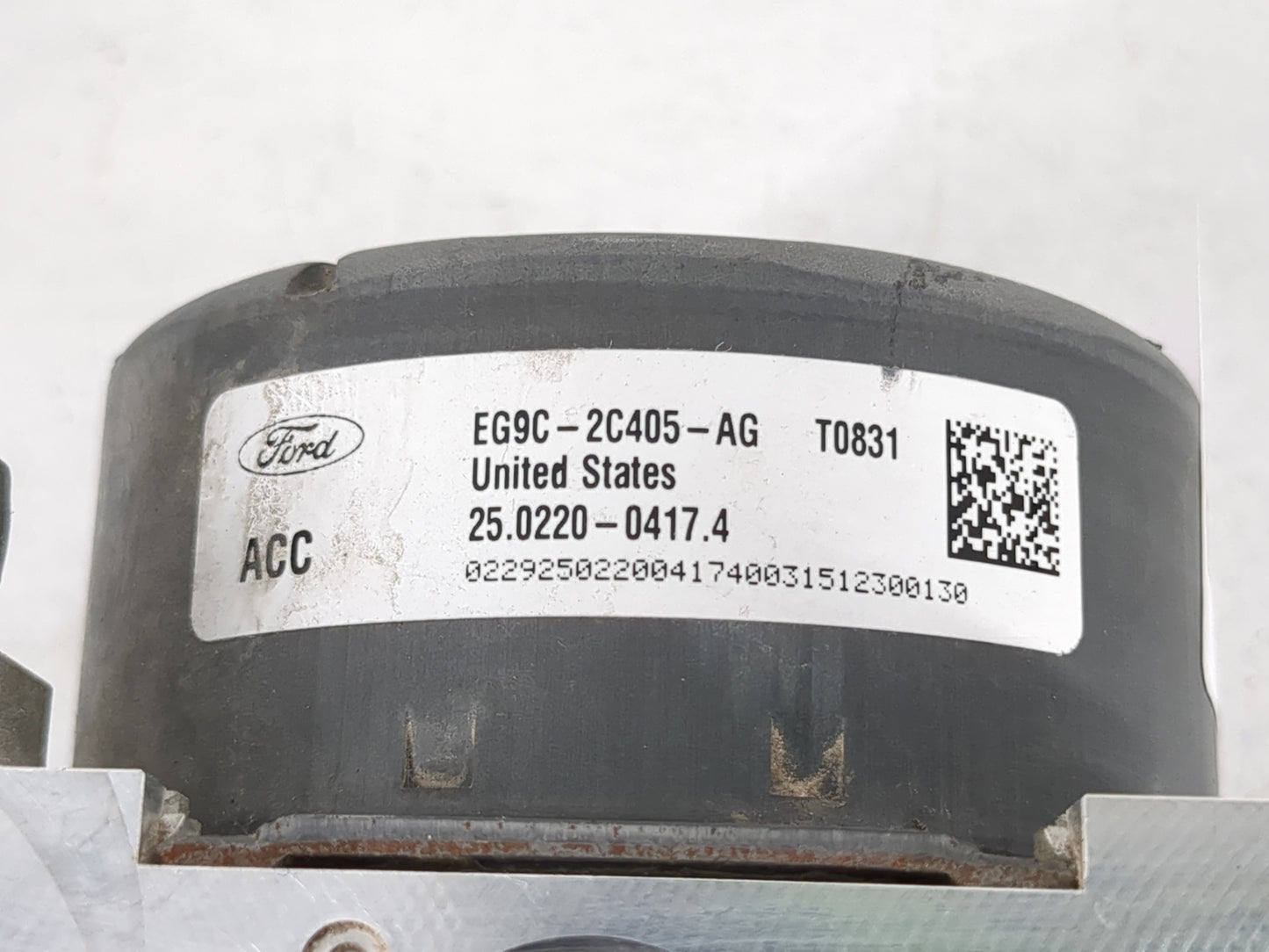 2014-2016 Ford Fusion ABS Pump Control Module Replacement P/N:DG9C-2C405-AG Fits Fits 2014 2015 2016 OEM Used Auto Parts - O