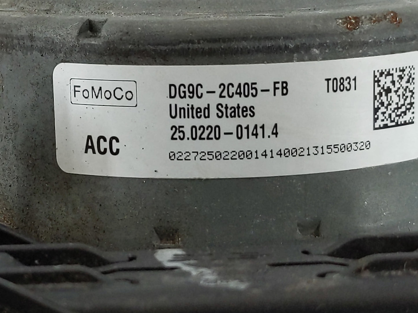 2014-2016 Ford Fusion ABS Pump Control Module Replacement P/N:DG9C-2C405-FB Fits Fits 2014 2015 2016 OEM Used Auto Parts - O