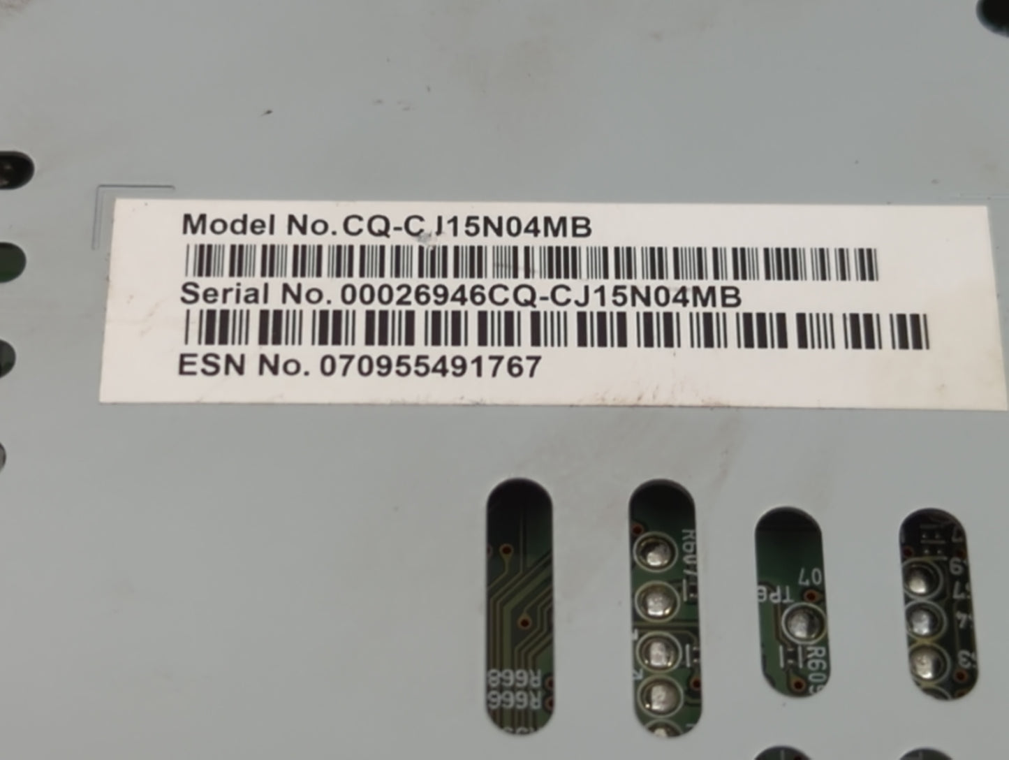 2016-2020 Ford Fusion Radio AM FM Cd Player Receiver Replacement Fits Fits 2016 2017 2018 2019 2020 OEM Used Auto Parts - Oe