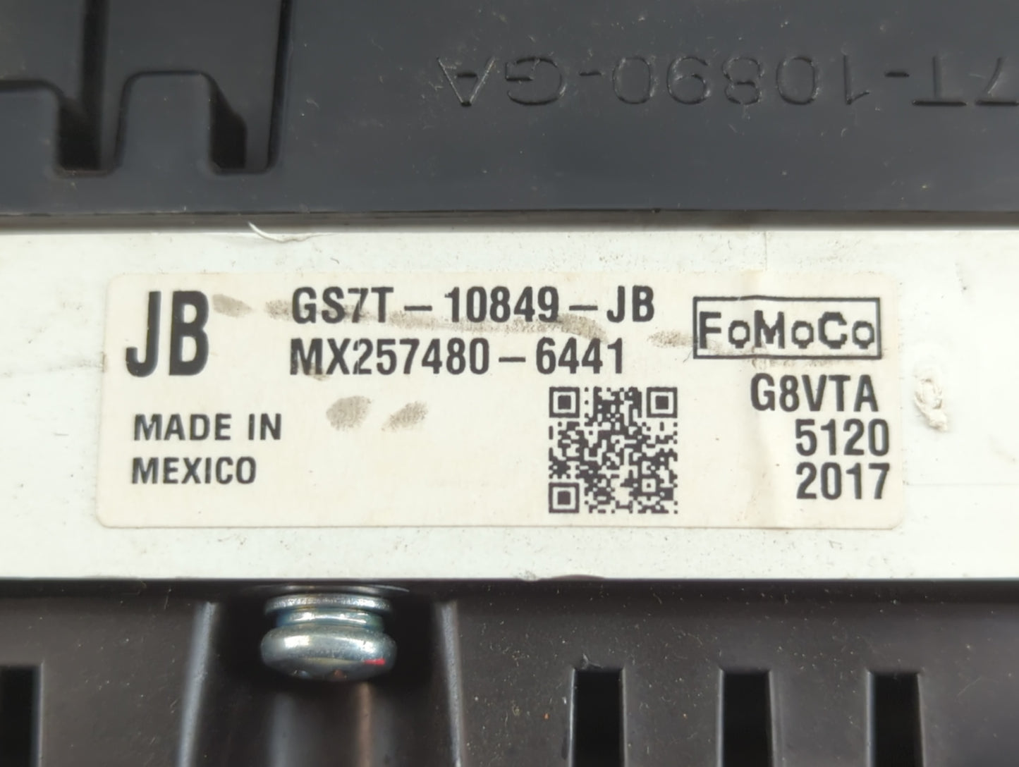 2016 Ford Fusion Instrument Cluster Speedometer Gauges P/N:GS7T-10849-JB Fits OEM Used Auto Parts - Oemusedautoparts1.com