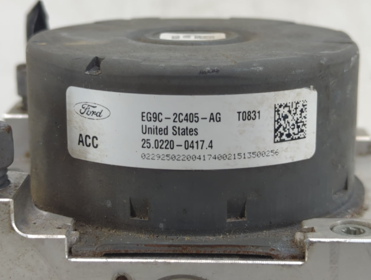 2014-2016 Ford Fusion Anti-Lock Brake ABS Pump Module Actuator OEM P/N:EG9C-2C405-AG Fits Fits 2014 2015 2016 OEM Used Auto
