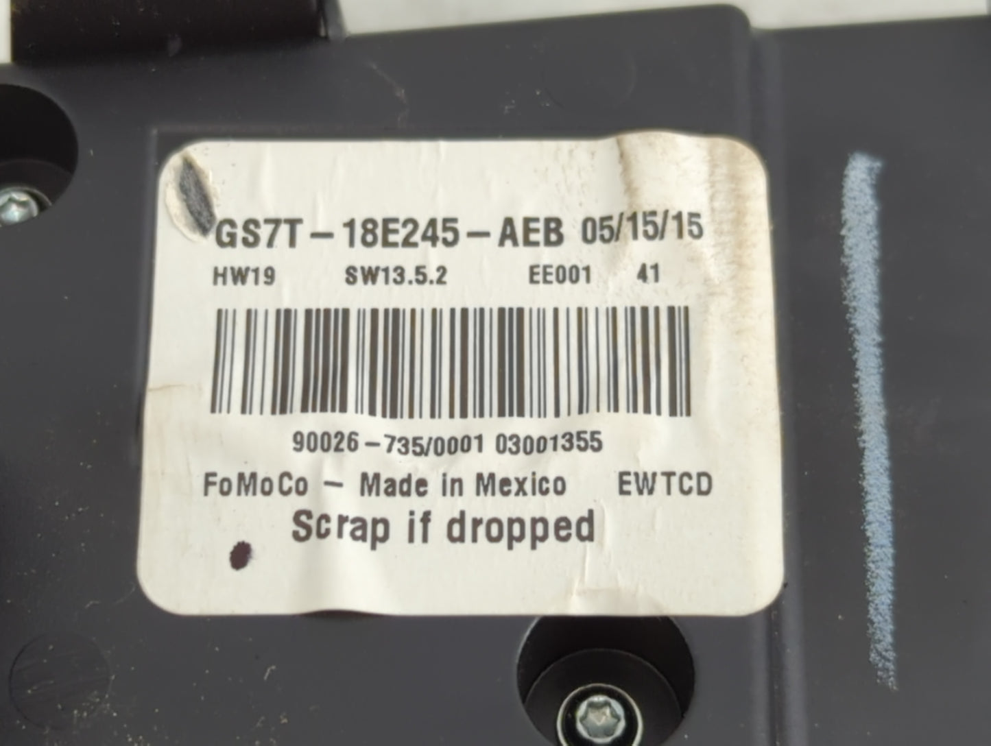 2016-2020 Ford Fusion Radio AM FM Cd Player Receiver Replacement P/N:GS7T-18E245-AEB Fits Fits 2016 2017 2018 2019 2020 OEM