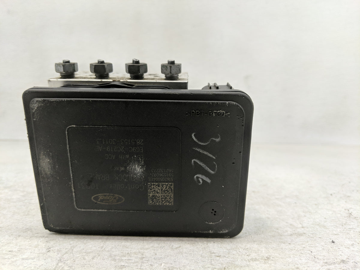 2014-2016 Ford Fusion Anti-Lock Brake ABS Pump Module Actuator OEM P/N:EG9C-2C405-AG Fits Fits 2014 2015 2016 OEM Used Auto