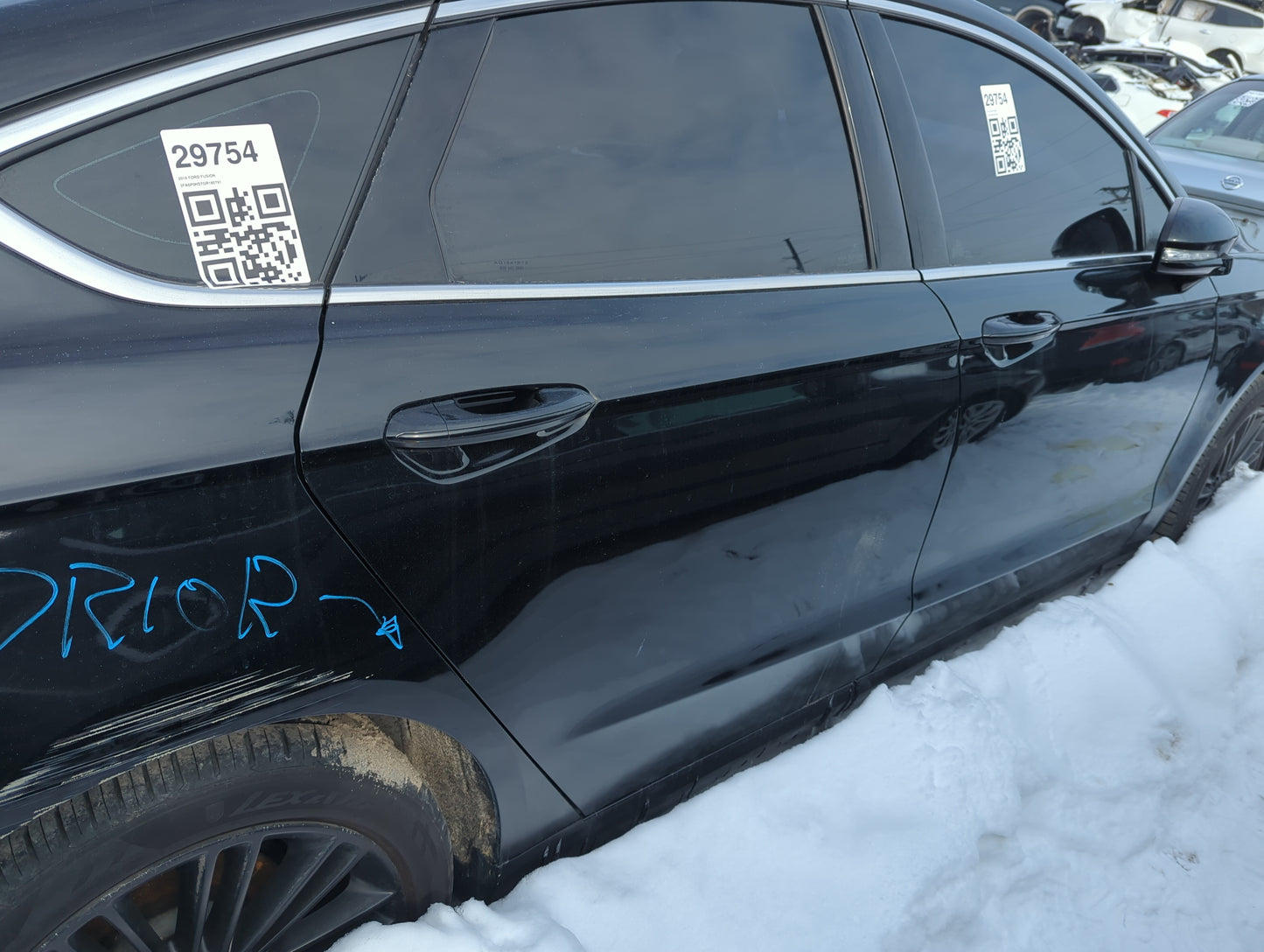 2013-2016 Ford Fusion Passenger Rear Door Oem - Oemusedautoparts1.com