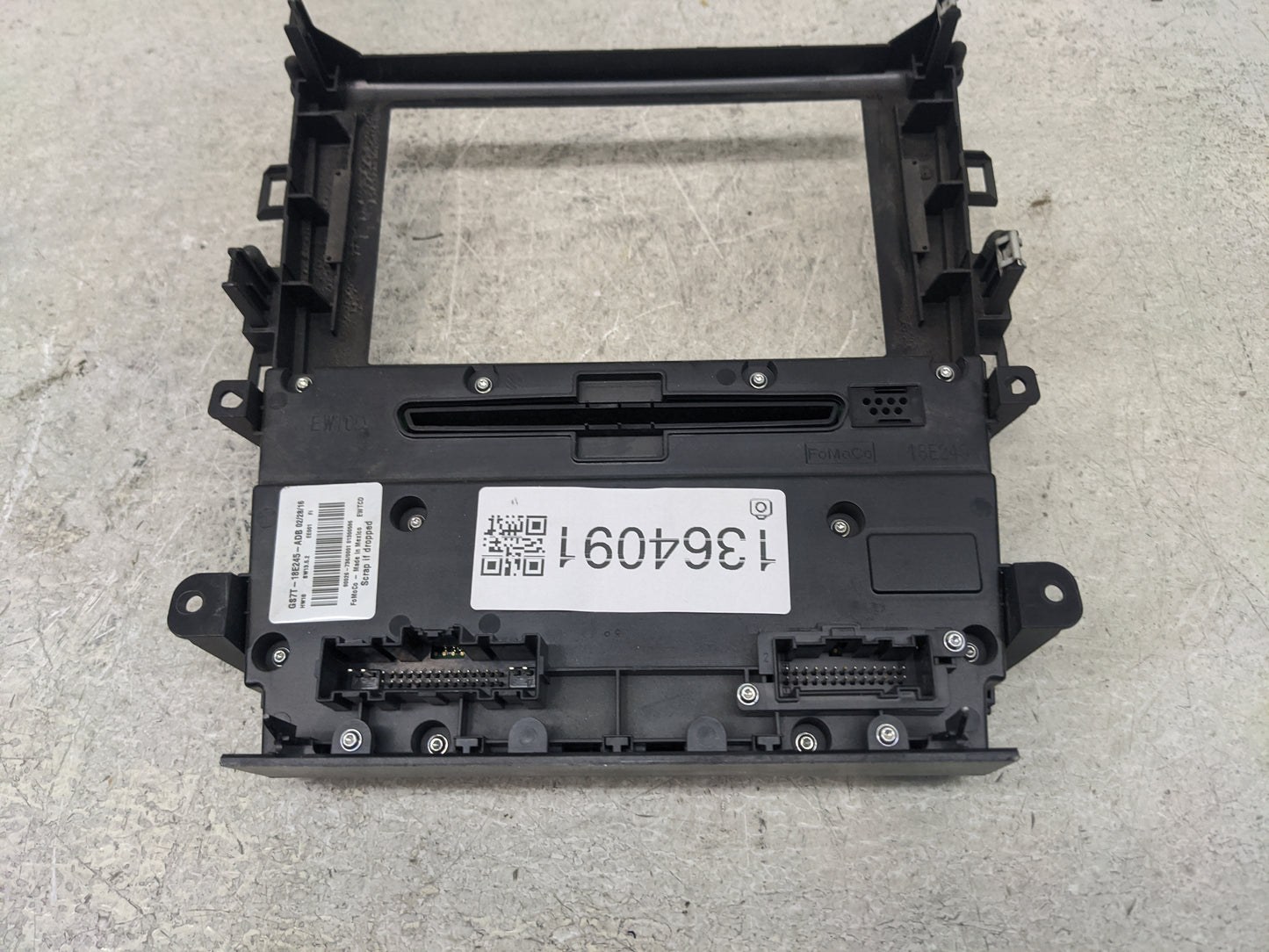 2016-2016 Ford Fusion Radio Control Panel - Oemusedautoparts1.com