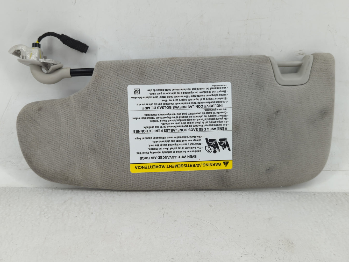 2015-2016 Ford Fusion Sun Visor Shade Replacement Driver Left Mirror Fits Fits 2015 2016 OEM Used Auto Parts - Oemusedautopa