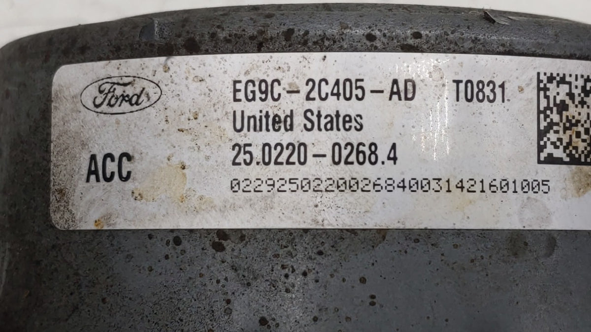 2014-2016 Ford Fusion Anti-Lock Brake ABS Pump Module Actuator OEM P/N:EG9C-2C405-AF EG9C-2C405-AE Fits Fits 2014 2015 2016