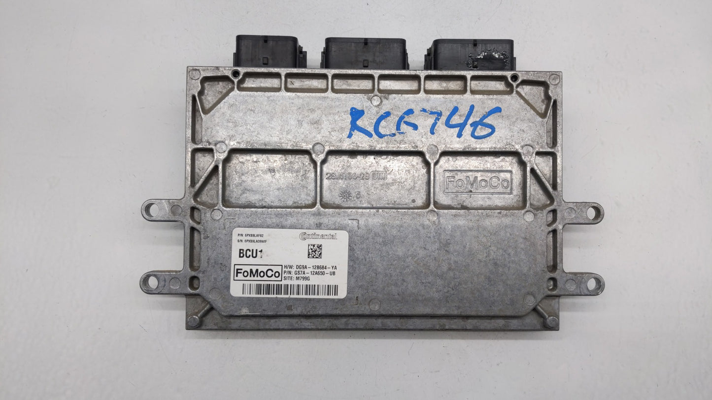 2014-2016 Ford Fusion PCM Engine Control Computer ECU ECM PCU OEM P/N:ES7A-12A650-GG GS7A-12A650-XB Fits Fits 2014 2015 2016